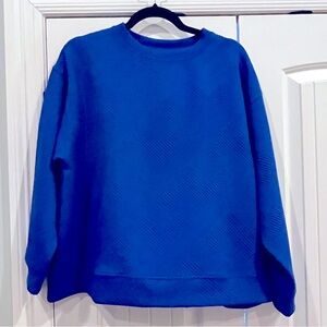 See and Be Seen Textured Long-Sleeve Top